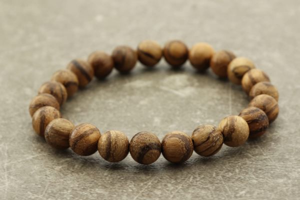 Armband Holz-Perlen Agavenholz