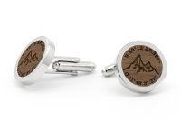 Manschettenknöpfe - Berge und Koordinaten Manschettenknöpfe - Berge und Koordinaten