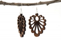 NaturPur Dahlie Holzohrring NaturPur Dahlie Holzohrring