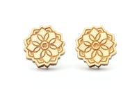 Mandala Ohrstecker Holzohrringe Mandala Ohrstecker Holzohrringe