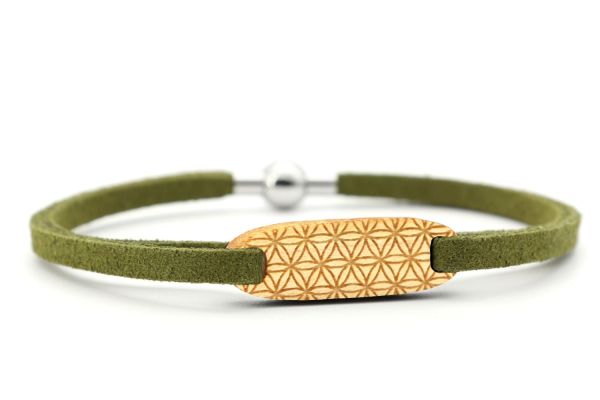 Armband Ahorn Gravur Lebensblume