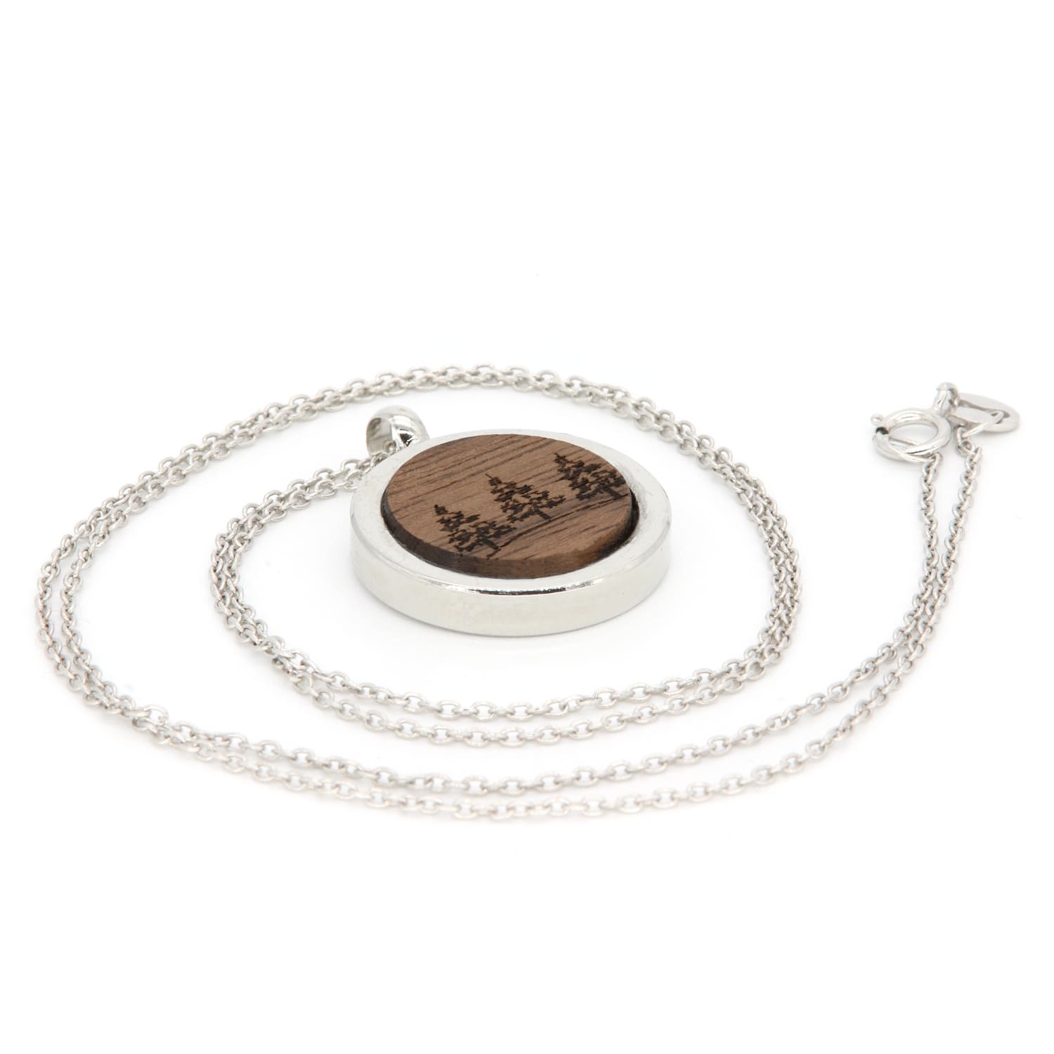 unikat Anhänger in 925/- Sterling Silber matt mit Lebensbaum und Wuns,  68,95 €