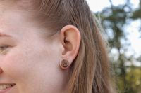 Vorschau: Wald Ohrstecker Holzohrringe Vorschau: Wald Ohrstecker Holzohrringe