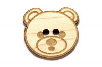 Holzknöpfe Teddy Holzknöpfe Teddy