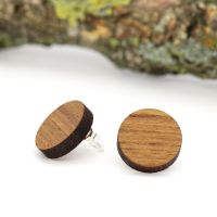 Holzohrringe Teak Exotische Holzarten Holzohrringe Teak Exotische Holzarten