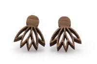 Feather Ohrstecker Holzohrringe Feather Ohrstecker Holzohrringe