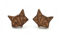 Fuchs Ohrstecker Holzohrringe Fuchs Ohrstecker Holzohrringe