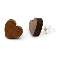 NaturPur Herz Holzohrring NaturPur Herz Holzohrring