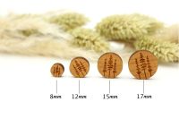 Vorschau: Wald Ohrstecker Holzohrringe Vorschau: Wald Ohrstecker Holzohrringe