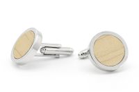 Manschettenknöpfe Rund - White Edition Manschettenknöpfe Rund - White Edition