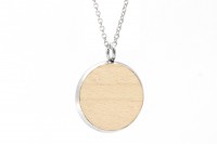 Medaillon Kette Circle Light Ahorn Medaillon Kette Circle Light Ahorn