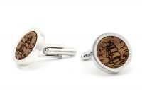 Herren Manschettenknöpfe Silber Schiff Gravur Herren Manschettenknöpfe Silber Schiff Gravur